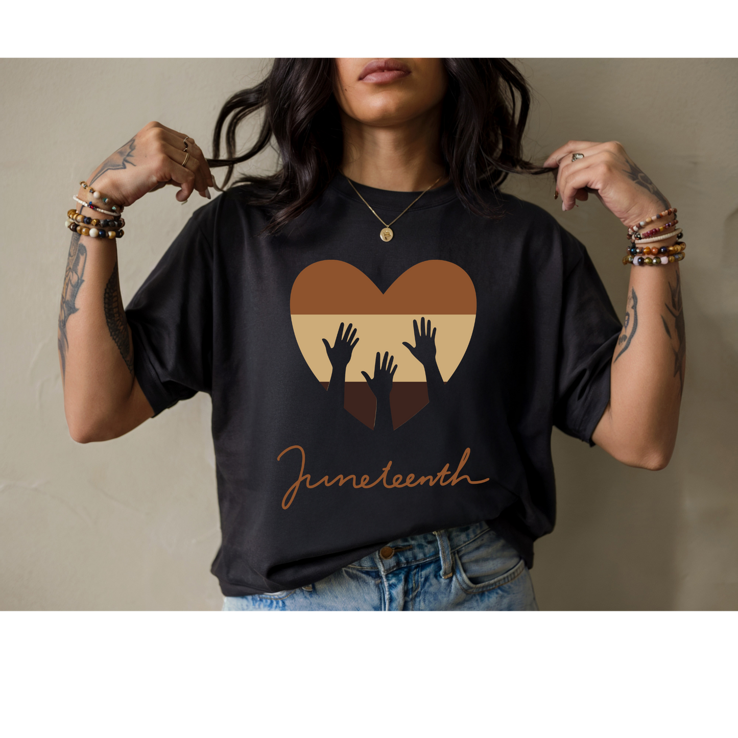 Juneteenth Heart Tee