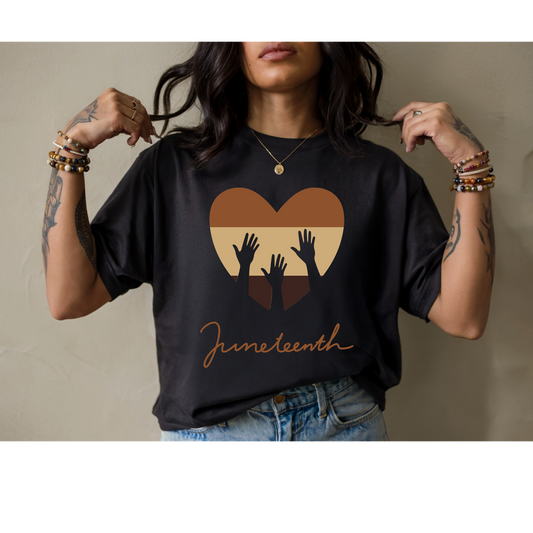 Juneteenth Heart Tee
